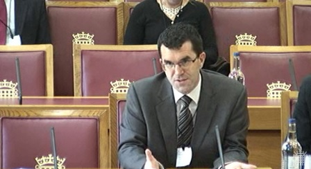 Professor Mike Brewer giving evidence to the House of Lords Select Committee on Affordable Childcare in 2015