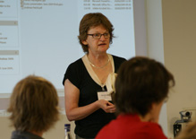 Holly Sutherland at EUROMOD workshop