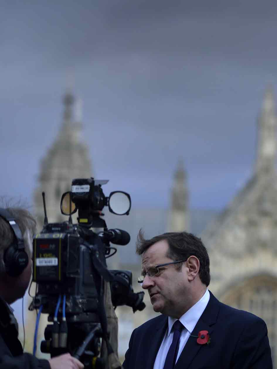 Photo: Interview at Westminster